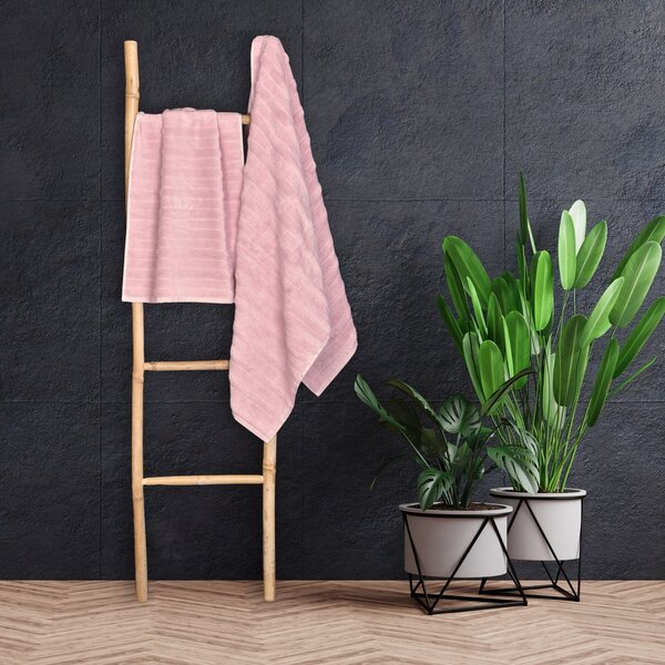 Uterák alebo osuška, Mikrobavlna Deluxe, púdrová 50 x 95 cm