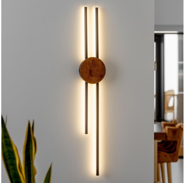 Brilagi - LED Nástenné svietidlo WOODY COLLINE LED/15W/230V 80 cm dub čerešňa