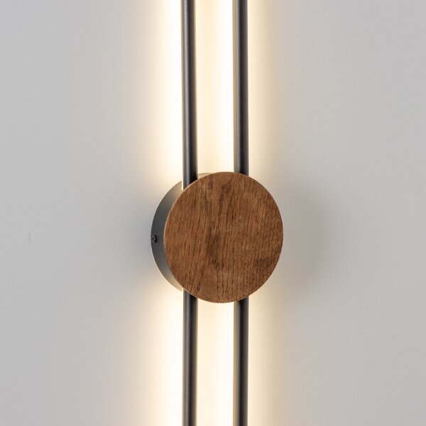 Brilagi - LED Nástenné svietidlo WOODY COLLINE LED/15W/230V 80 cm dub čerešňa