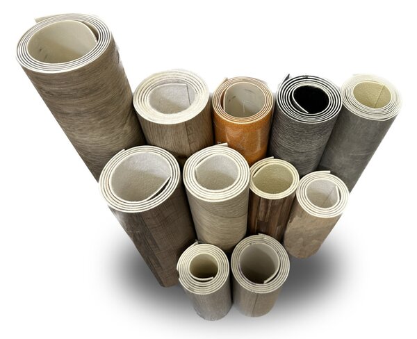 MK Original: Produkty s rodokmenem , Balíček náhodných zvyškov nových PVC ♻️, šíře, viacfarebná
