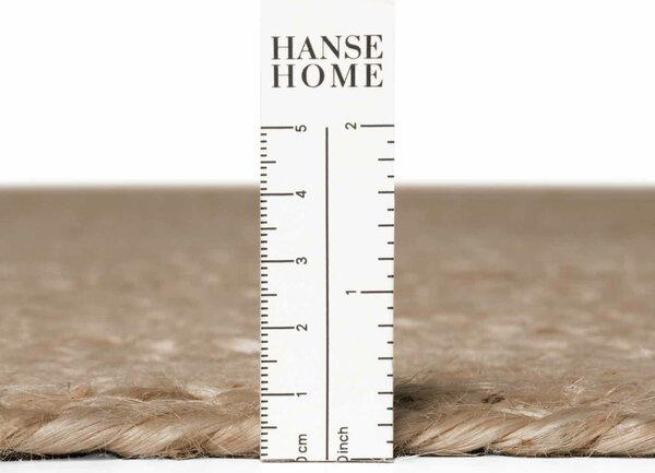 Hanse Home, Kusový koberec Jute Braided 106006 Grey Brown ovál, 160x230 ovál, hnedá, chodba / predsieň
