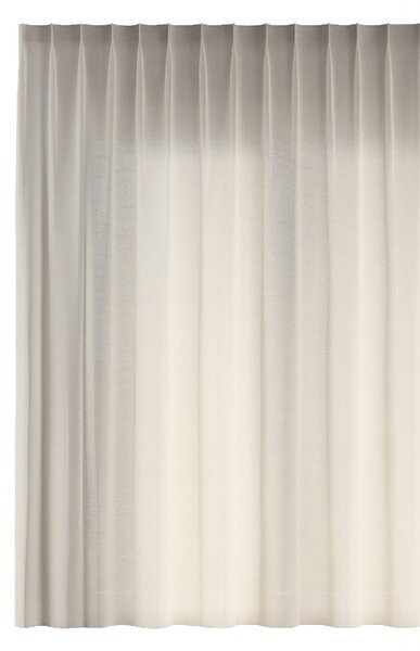 Záclona so systémom FLEX (jednoduché spony flex) farba produktu béžová látka polopriehľadný, zapletaná