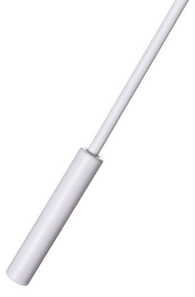 Kovová tyč na závesy biela 125 cm