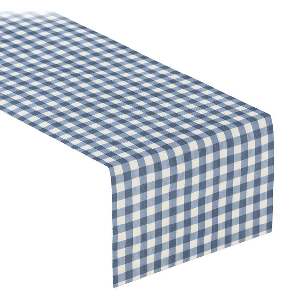 Štóla na stôl farba produktu tmavomodrá látka vzorované