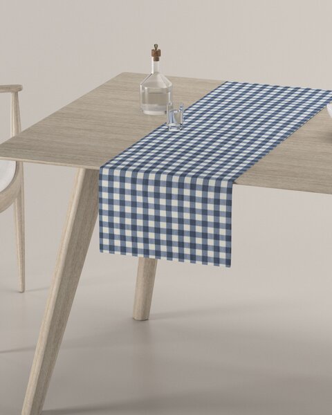 Štóla na stôl farba produktu tmavomodrá látka vzorované