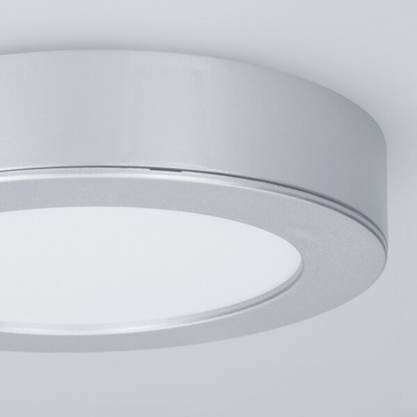 Solight WD240-S - LED panel 2v1 LED/12W/230V 3000/4000/6000K priemer 17 cm IP54 strieborný