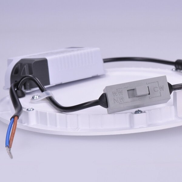 Solight WD146 - LED zapustené svietidlo 6W/230V 3000/4000/6000K pr. 12 cm biela