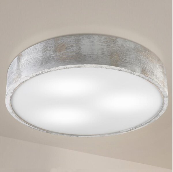 Brilagi - Stropné svietidlo PINO 3xE27/15W/230V borovicové/strieborné pr. 47,5 cm