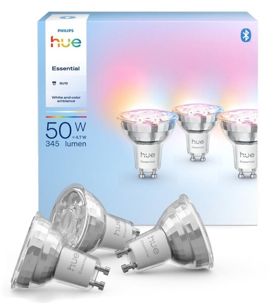 Sada 3x stmievateľných LED žiaroviek Philips Hue WACA GU10/4,7W/230V 2200-6500K
