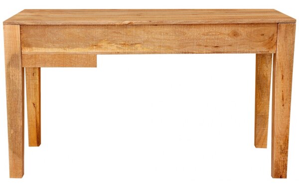 Písací stôl Manu 135x76x60 indický masív mango