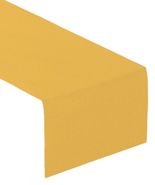 Štóla na stôl farba produktu žltá látka zapletaná, zatemňovacia