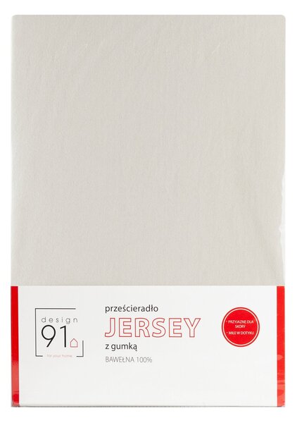 JERSEY PRESTIERADLO 220X240 CM, VÝŠKA 30 CM BÉŽOVÉ