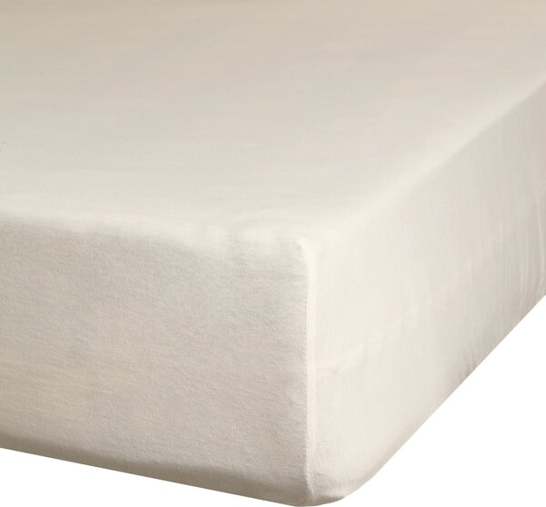 JERSEY PRESTIERADLO 220X240 CM, VÝŠKA 30 CM BÉŽOVÉ