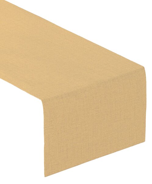 Štóla na stôl farba produktu žltá látka zapletaná, zatemňovacia