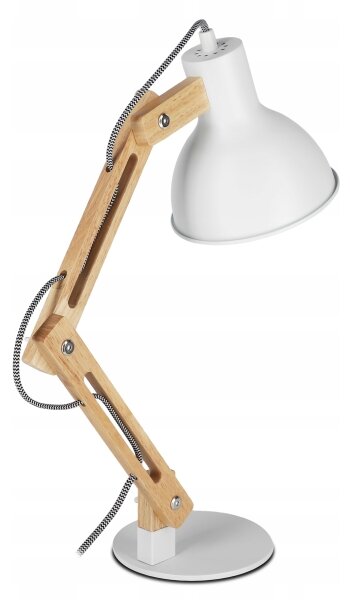 Stolová lampa 1xE27/40W/230V biela