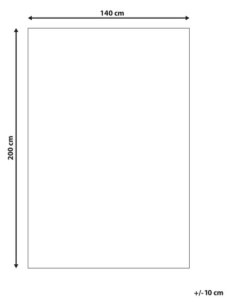 Detský koberec zelený bavlnený 140 x 200 cm so vzorom a strapcami prateľný v práčke detská izba