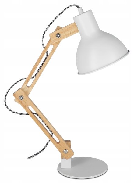 Stolová lampa 1xE27/40W/230V biela