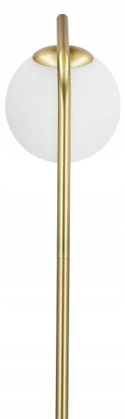 Stojacia lampa 1xE27/40W/230V zlatá/biela
