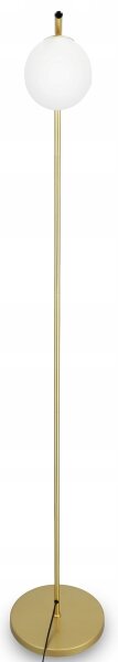 Stojacia lampa 1xE27/40W/230V zlatá/biela