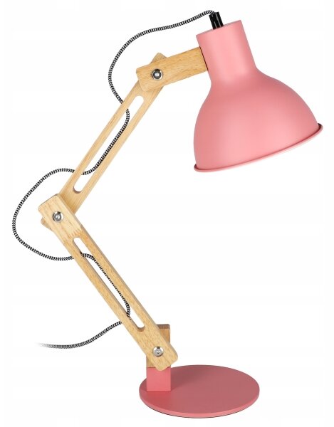 Stolná lampa 1xE27/40W/230V ružová