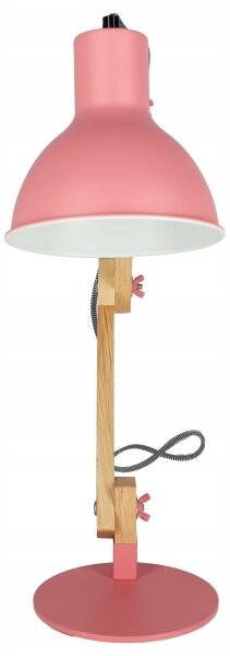 Stolná lampa 1xE27/40W/230V ružová