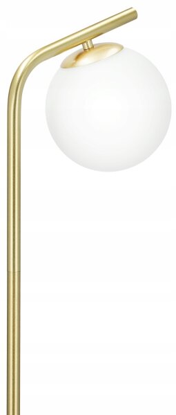 Stojacia lampa 1xE27/40W/230V zlatá/biela
