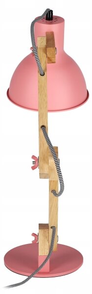Stolná lampa 1xE27/40W/230V ružová