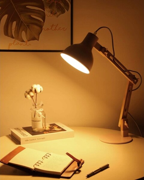 Stolná lampa 1xE27/40W/230V ružová