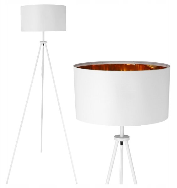 Stojacia lampa 1xE27/40W/230V biela