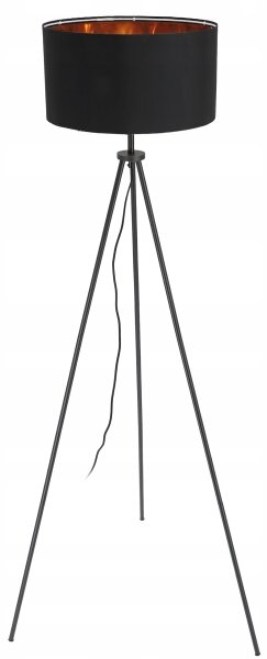 Stojacia lampa 1xE27/40W/230V čierna