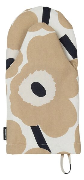 Marimekko Kuchynská chňapka Unikko, béžovo-biela