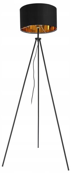 Stojacia lampa 1xE27/40W/230V čierna