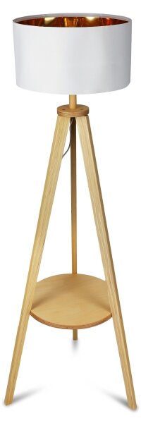 Stojacia lampa 1xE27/40W/230V biela