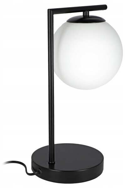 Stolová lampa 1xE27/40W/230V čierna/biela