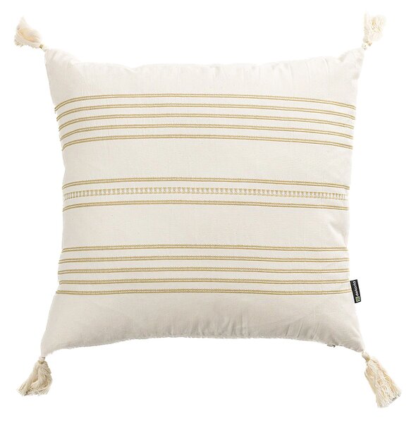 Obliečka na vankúš Linea Sand Tassel 45x45 cm