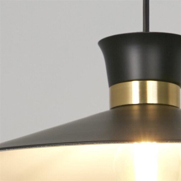 Searchlight 601891BK - Luster na lanku BALHAM 1xE27/60W/230V
