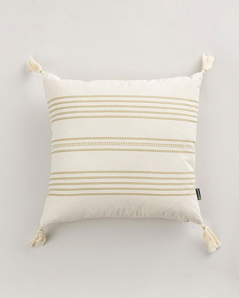 Obliečka na vankúš Linea Sand Tassel 45x45 cm