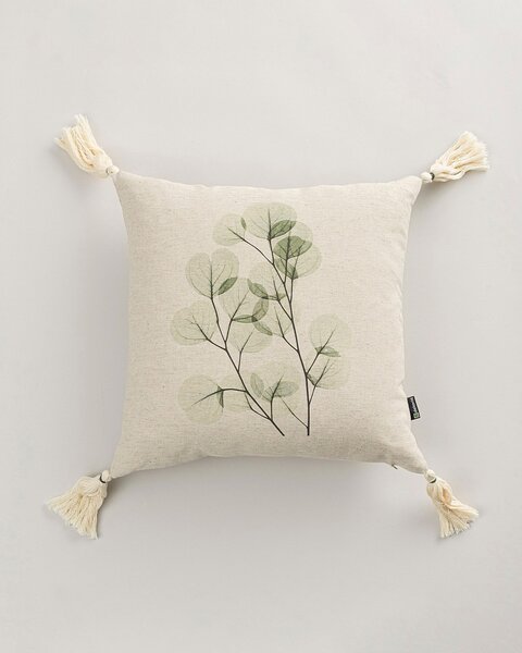 Obliečka na vankúš Eucalypta Tassel 45x45 cm