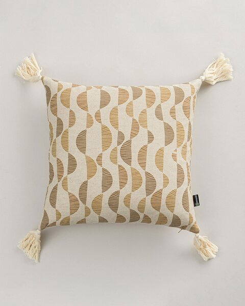 Obliečka na vankúš so strapcami Retro Flow 45x45 cm