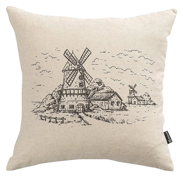 Obliečka na vankúš Countryside Windmill 45x45 cm