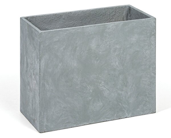 Kvetináč obdĺžny L, 60 x 31 x 50 cm, cement, sivá