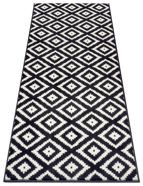 Hanse Home Kusový koberec Hamla 105477 Black Cream - 80x150 cm