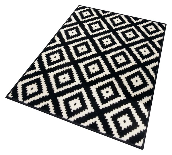 Hanse Home Kusový koberec Hamla 105477 Black Cream - 80x150 cm