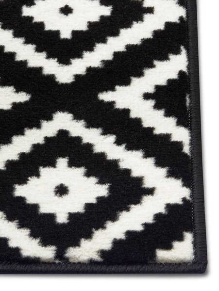 Hanse Home Kusový koberec Hamla 105477 Black Cream - 80x150 cm