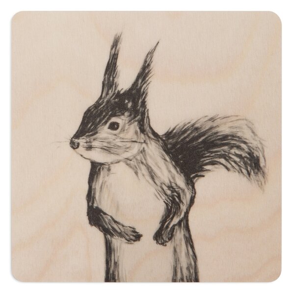 Miiko Design Podtácok Squirrel 10x10cm
