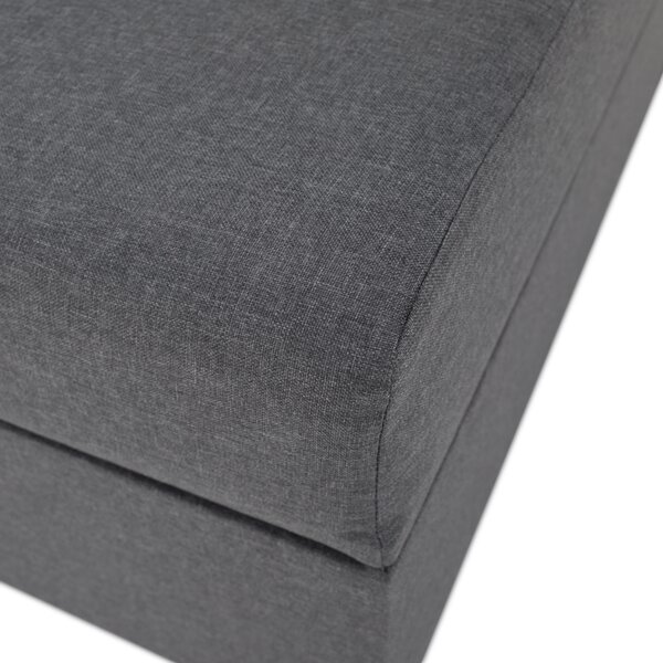 KONDELA Boxspringová posteľ, sivá, 140x200, ADARA