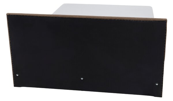 KONDELA Boxspringová posteľ, hnedá, 140x200, ADARA