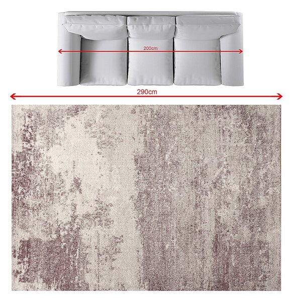 Koberec Softness silver/claret 200x290cm