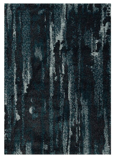 Koberec Softness near black/peacock blue 120x170cm
