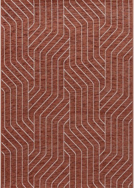 Koberec Velvet beige/rust 120x170cm
